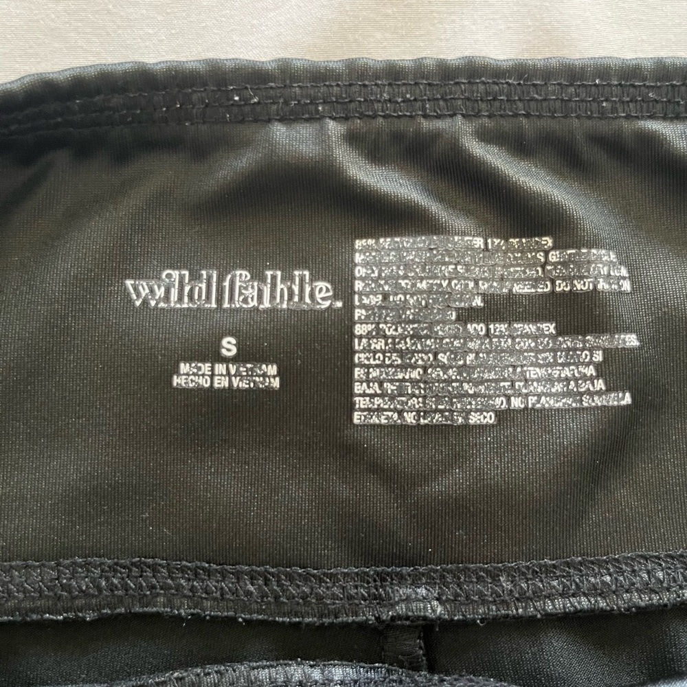 Wild Fable Sleek Black Kids Leggings - Picture 5 of 5